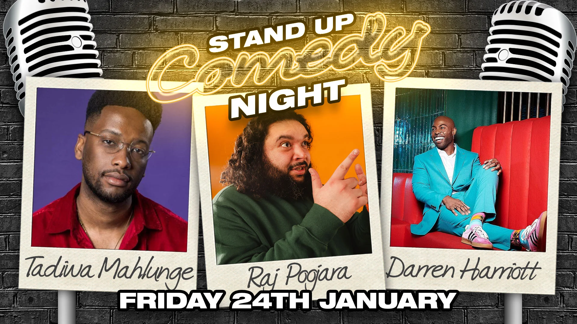 A night of Stand Up Comedy near me in Southampton - Friday 24th January