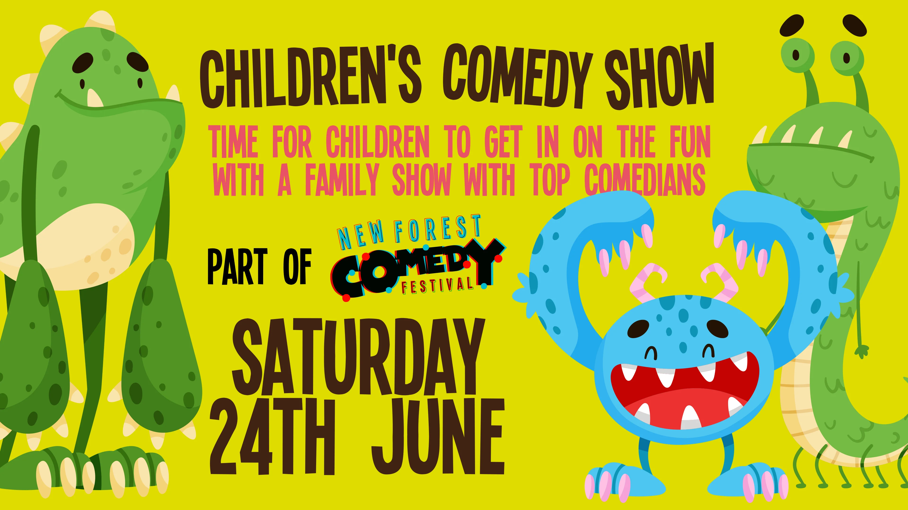 Children's Comedy Show - Saturday 24th June