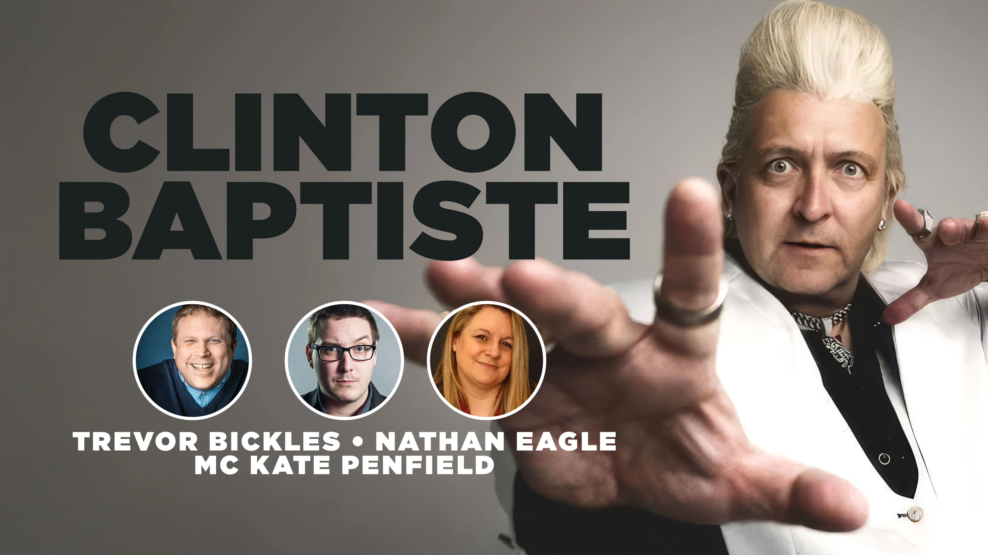Clinton Baptiste & Friends for a night of Stand up comedy - Saturday 11th July 2026