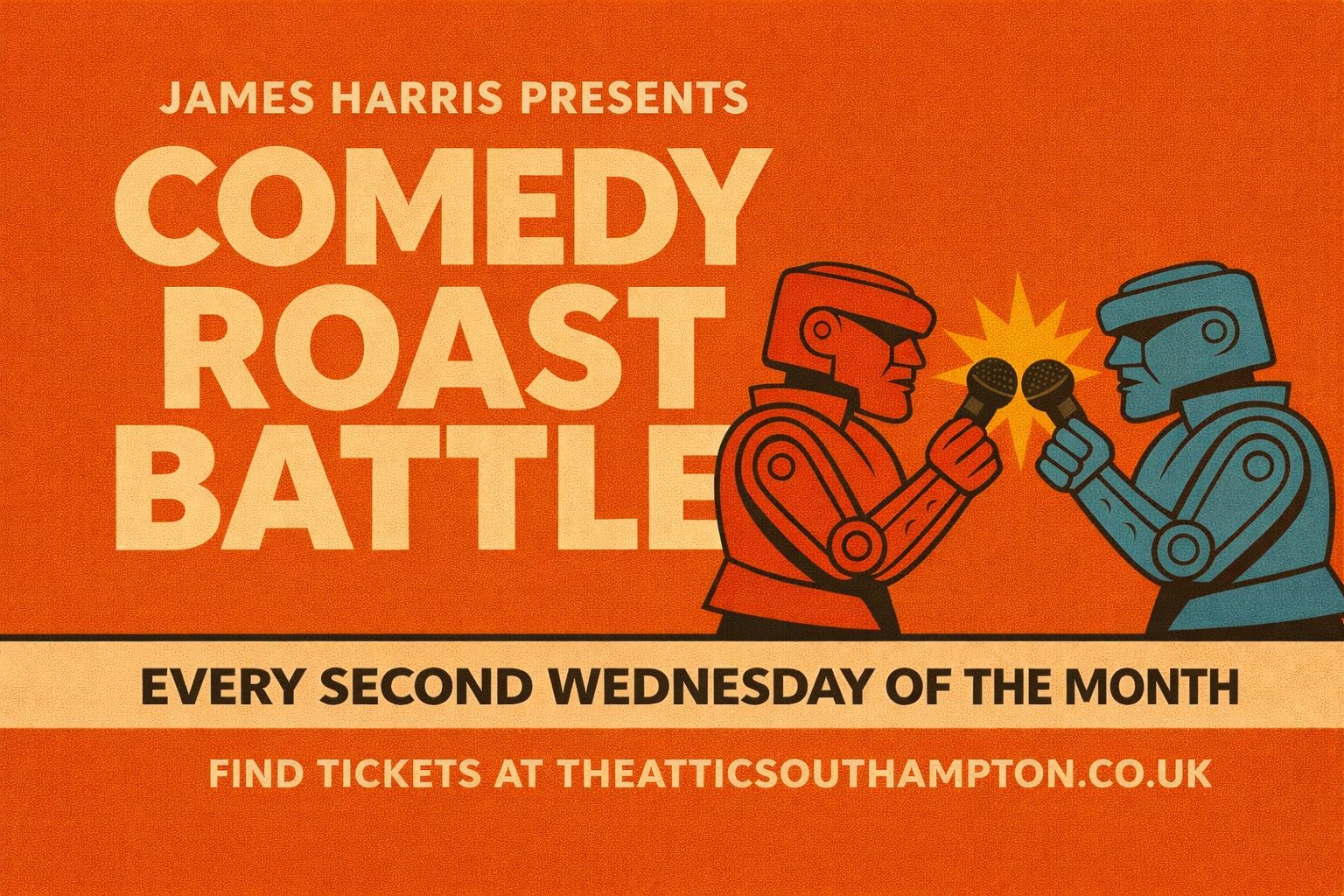 Comedy Roast Battles in Southampton - Wednesday 11th March 2026 - Image 2