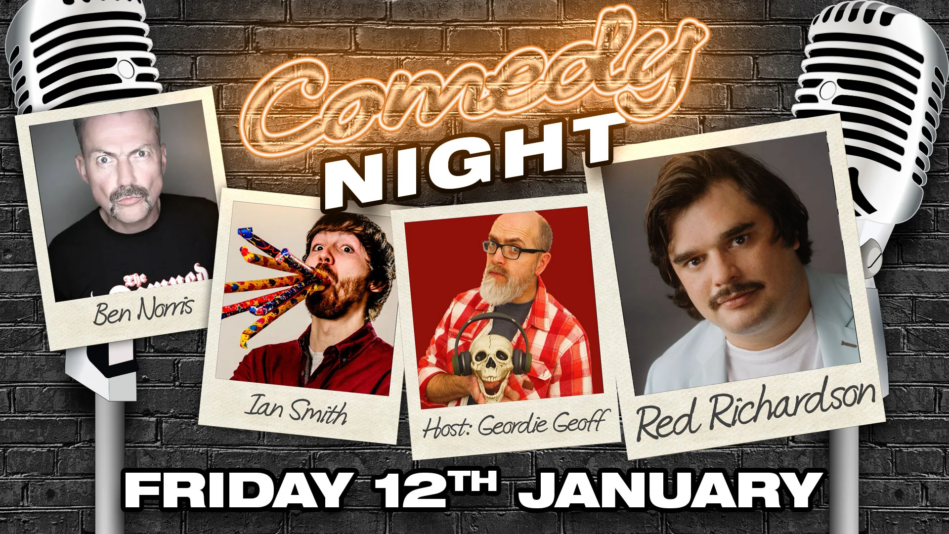 Southampton Stand Up Comedy - Friday 12th January