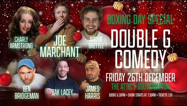 Double G Comedy Christmas Comedy Special - Friday 26th December