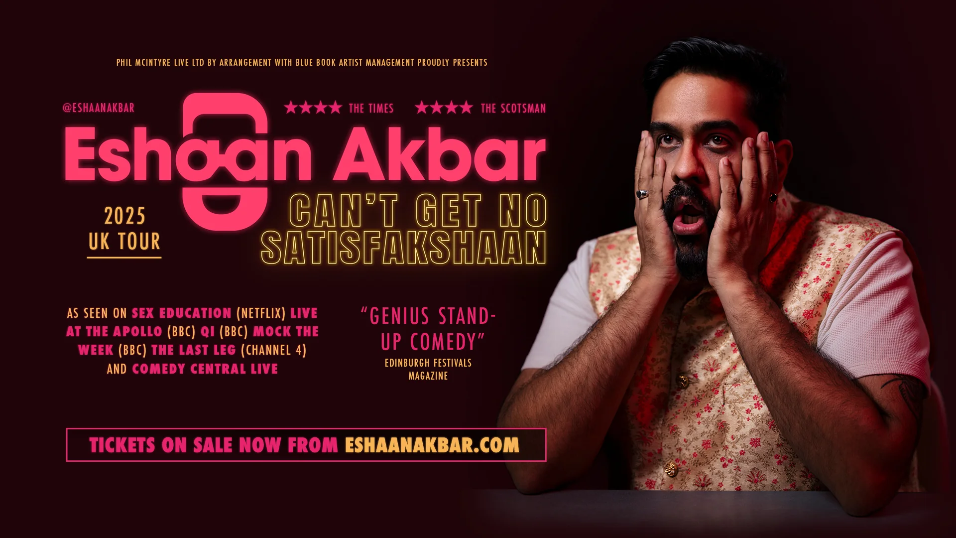 Eshaan Akbar Southampton Live Comedy Tour - Saturday 22nd March