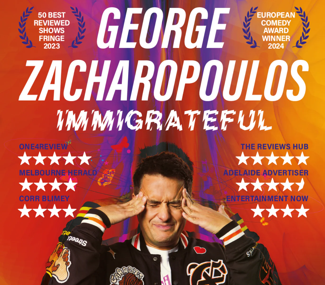 George Zacharopoulos Stand up Comedy Tour – Tuesday 26th May 2026