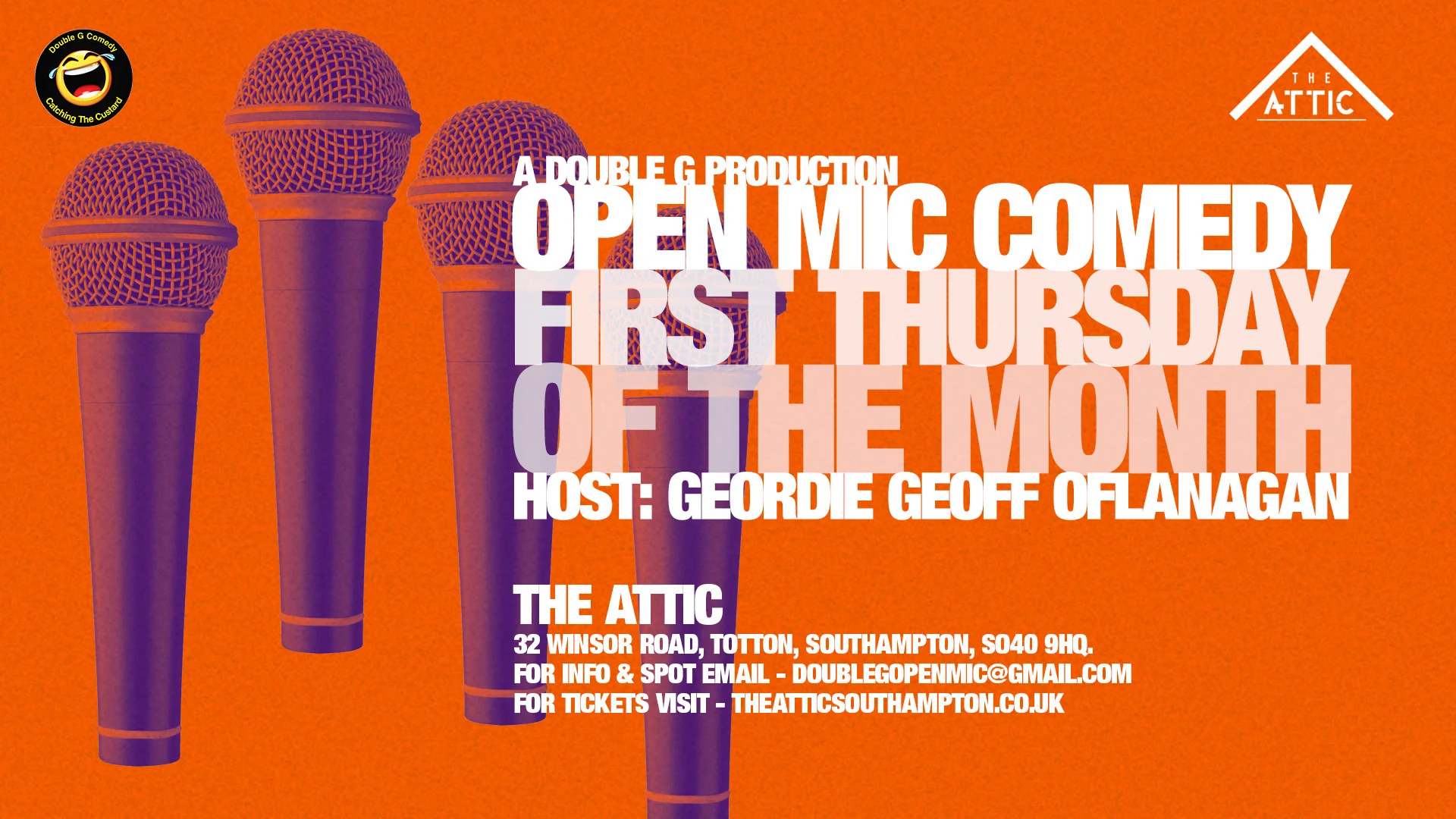 Southampton Open Mic Comedy Night with Sallyann Fellowes - Thursday 4th July