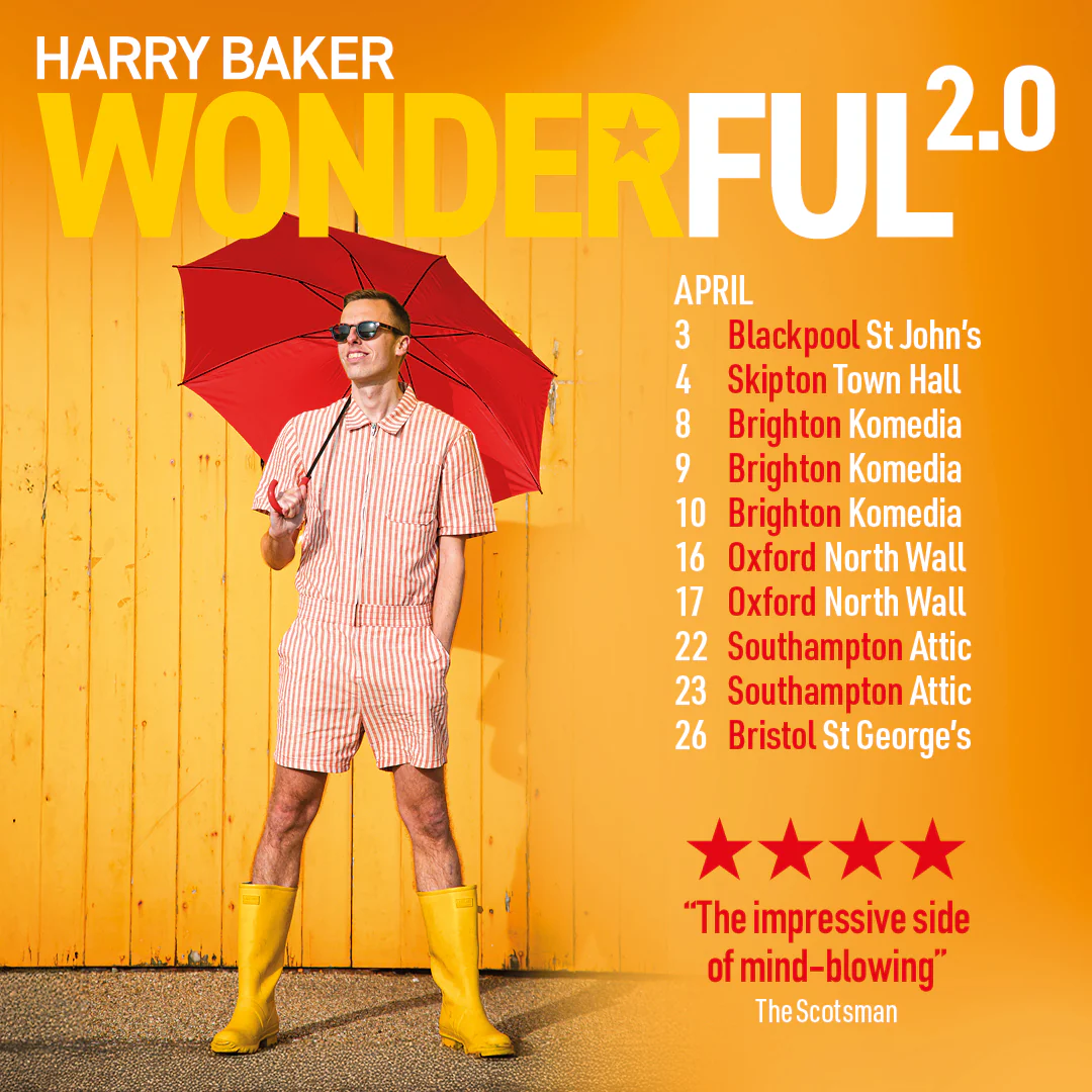 Harry Baker new tour Tender - Friday 27th March 2026 - Image 4