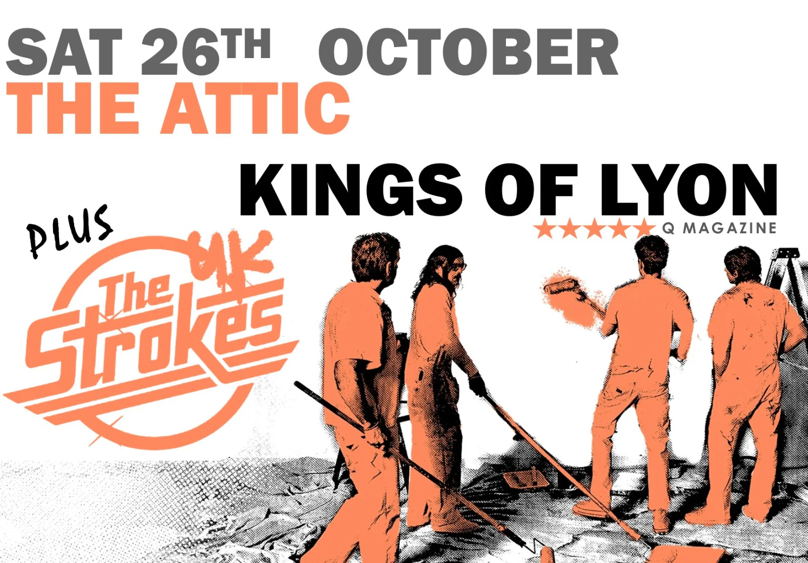 Kings of Leon Tribute Band in Southampton - Saturday 26th October