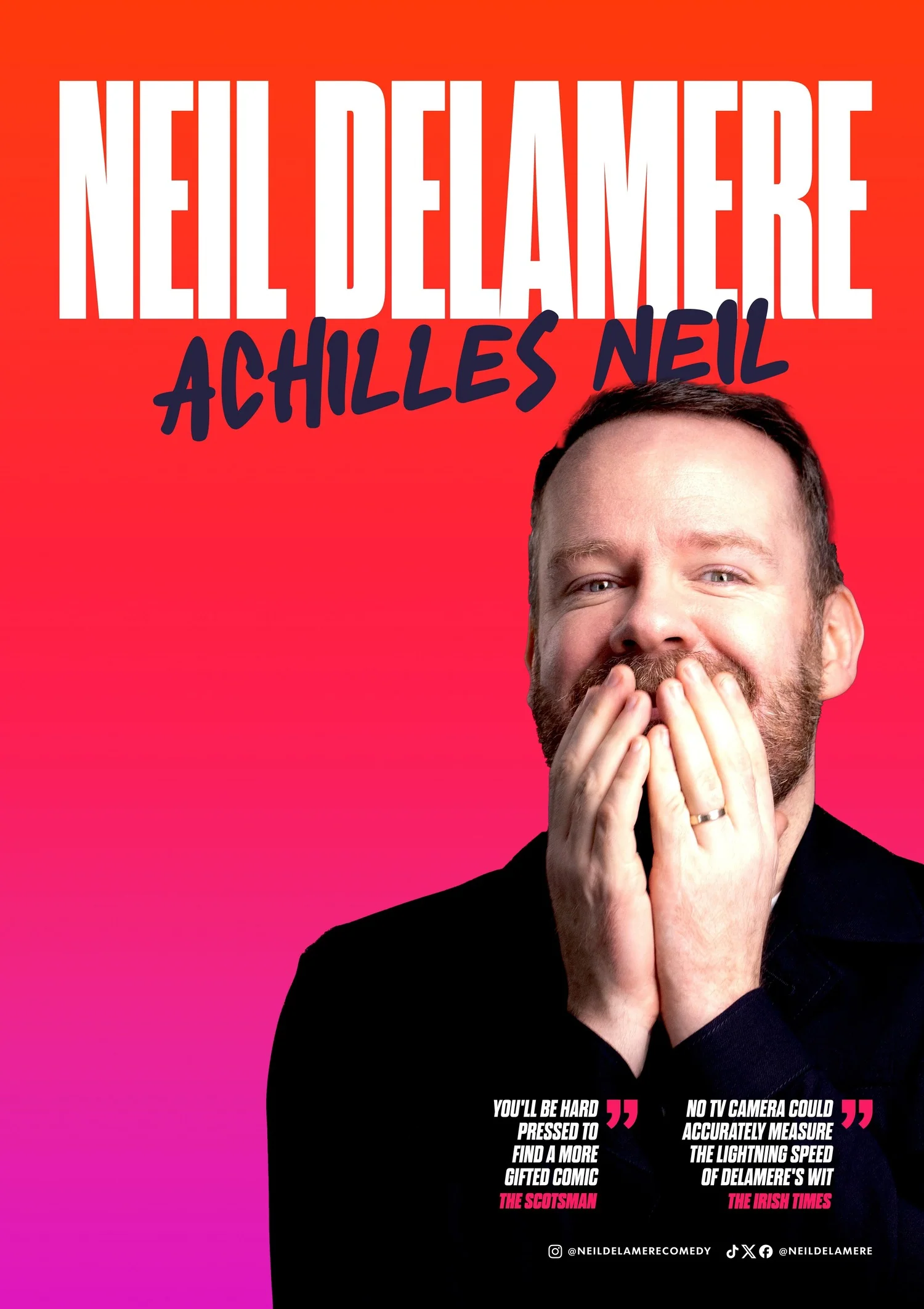 Neil Delamere comedy tour Southampton - Tuesday 14th April - Image 2