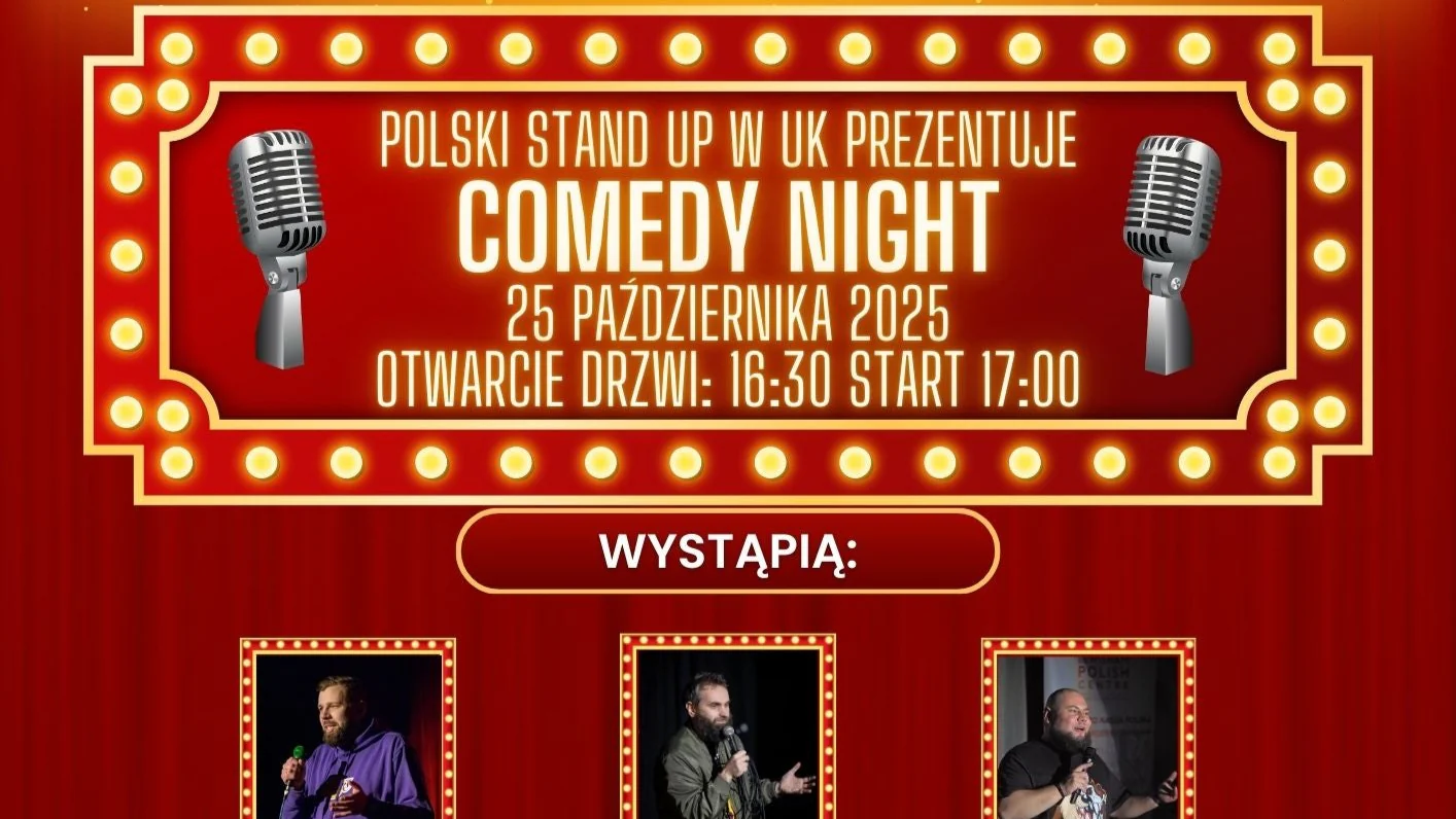 Polski Stand up w UK prezentuje Southampton- Saturday 25th October