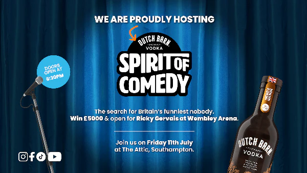 Ricky Gervais Dutch Barn Vodka Stand-Up Competition - Friday 11th July