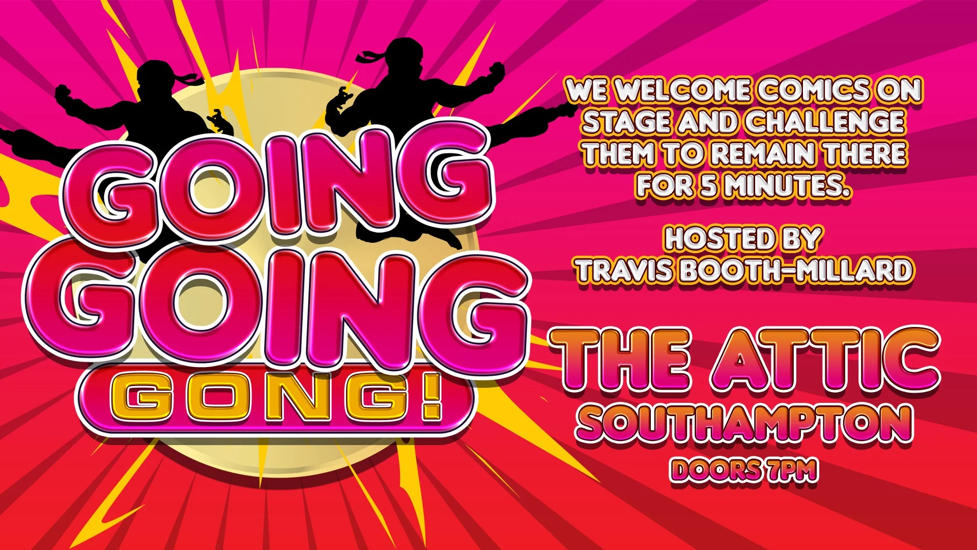 Gong night Southampton "Going Going Gone!" - Thursday 25th July