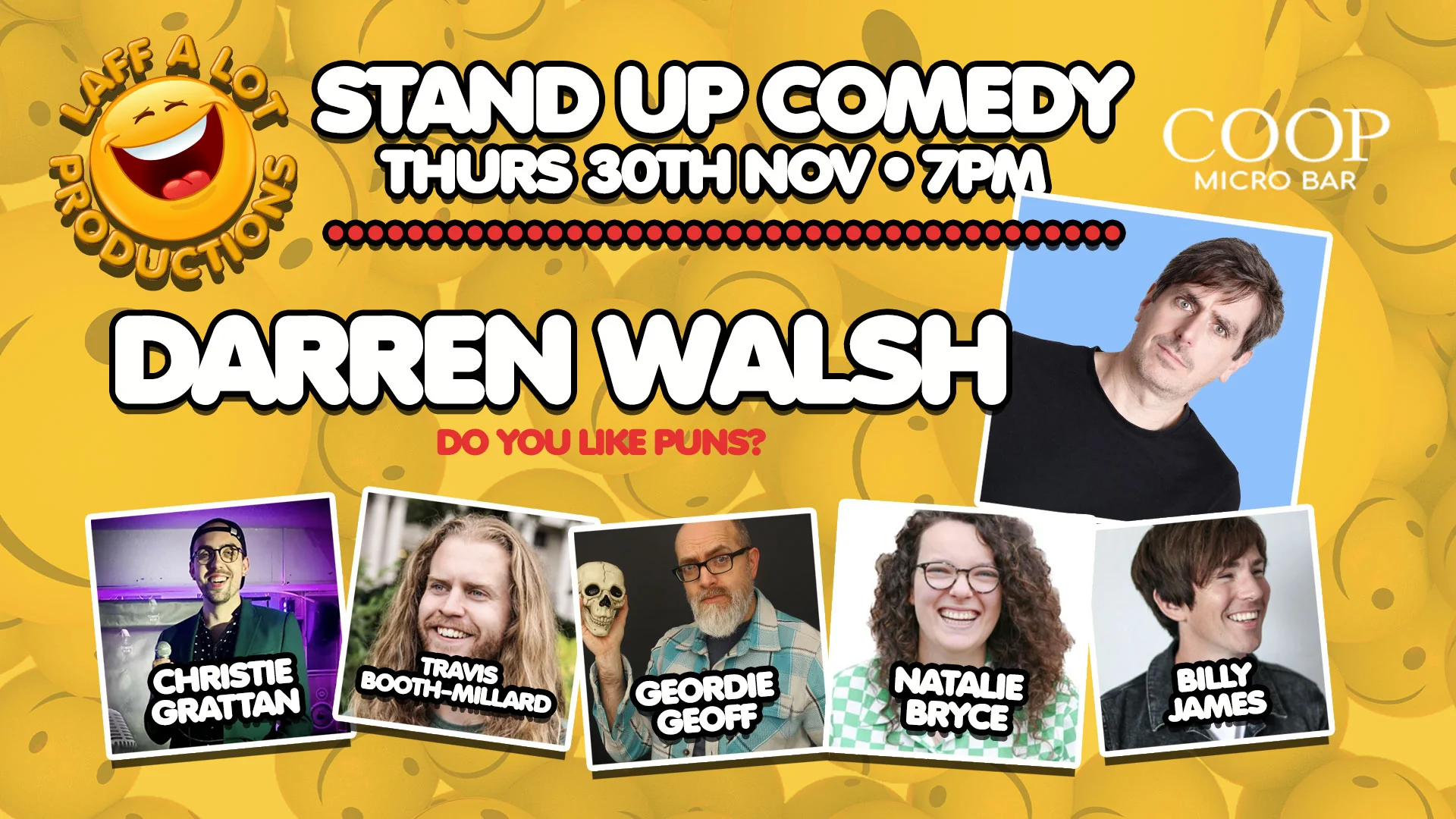 Southampton Stand-Up Comedy at Coop Micro Bar Hedge End - Thursday 30th November