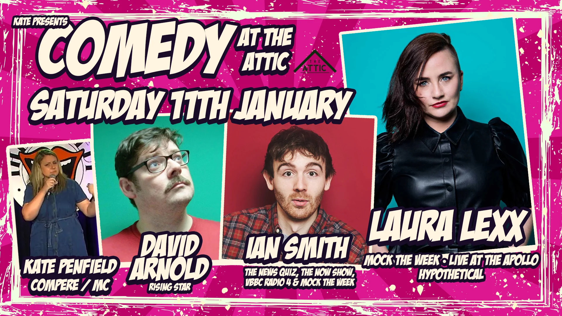 Southampton Stand Up Comedy near me- Saturday 11th January