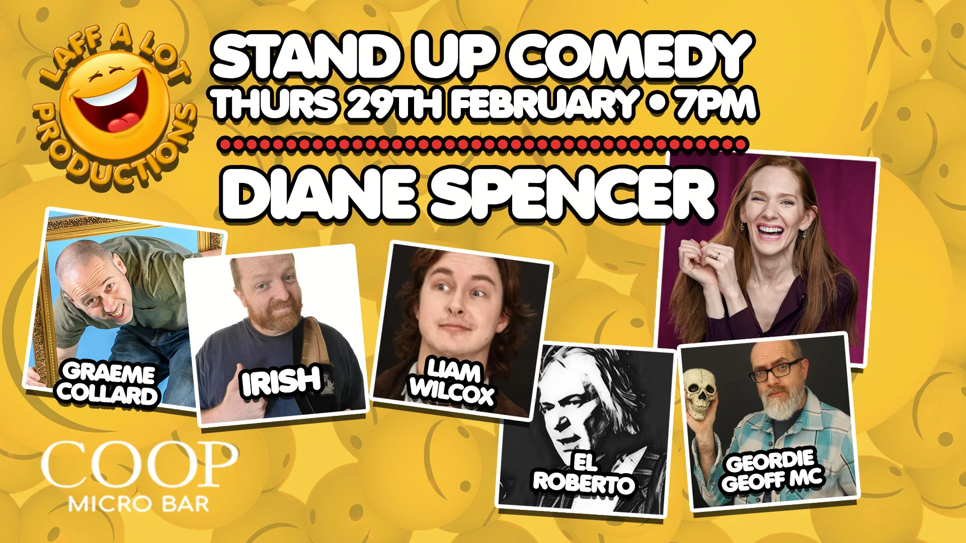 Stand-Up Comedy at Coop Micro Bar Hedge End - Thursday 29th February