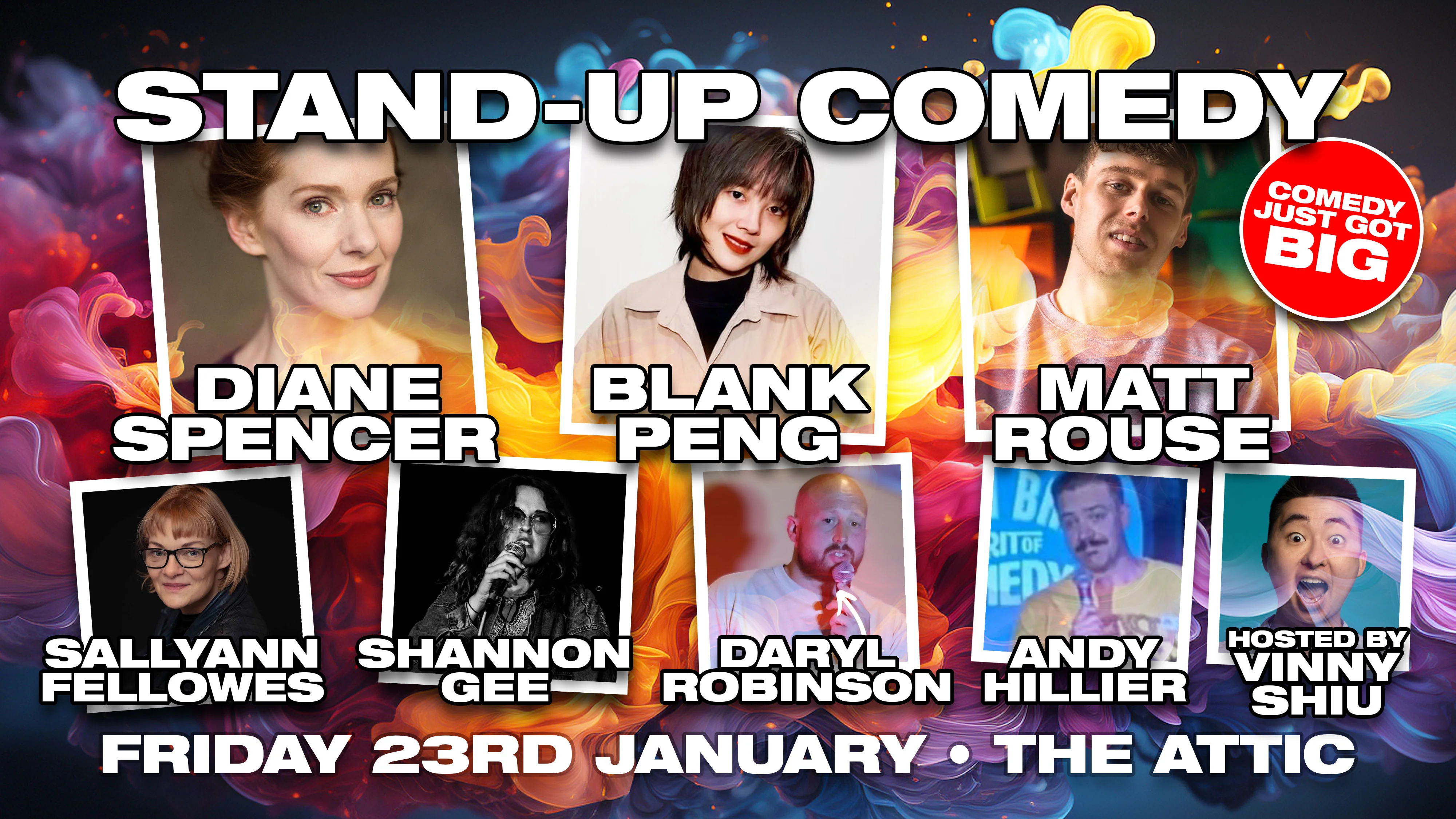 Southampton Stand Up Comedy just got BIG Near me - Friday 23rd January 2026