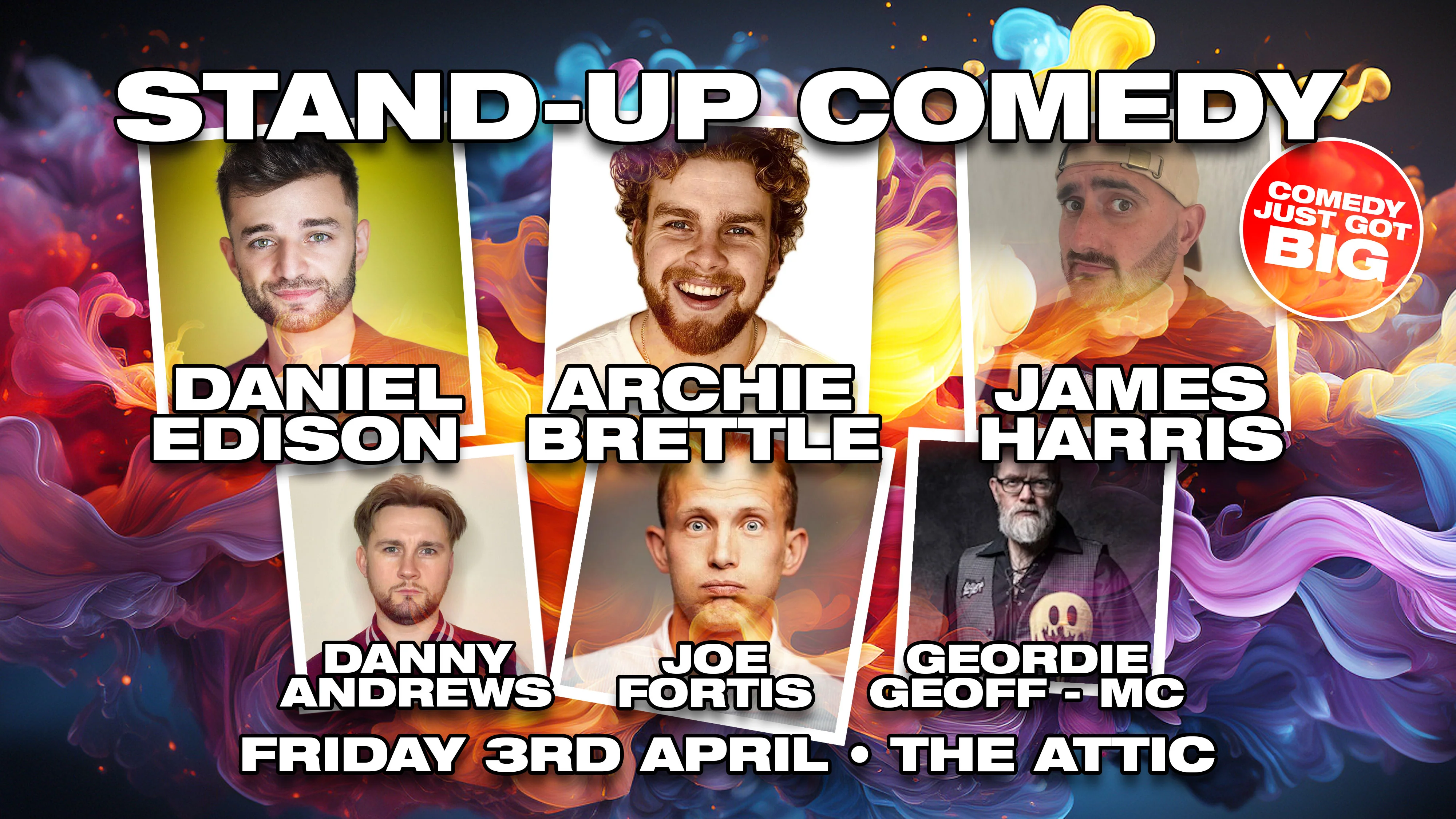Southampton Stand Up Comedy just got BIG Near me - Friday 3rd April 2026